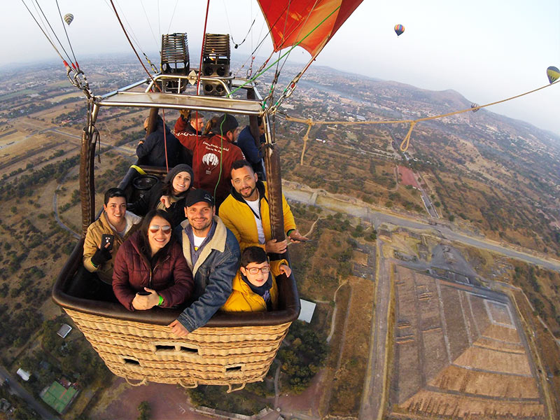 VUELO EN GLOBO TEOTIHUACÁN